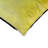 18" Yellow Cowhide Throw Pillow