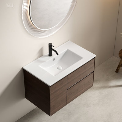 30 Inch Ceramic Bathroom Vessel Sink, Glossy White, Integrated Oval Design For Modern Aesthetics And Easy Cleaning