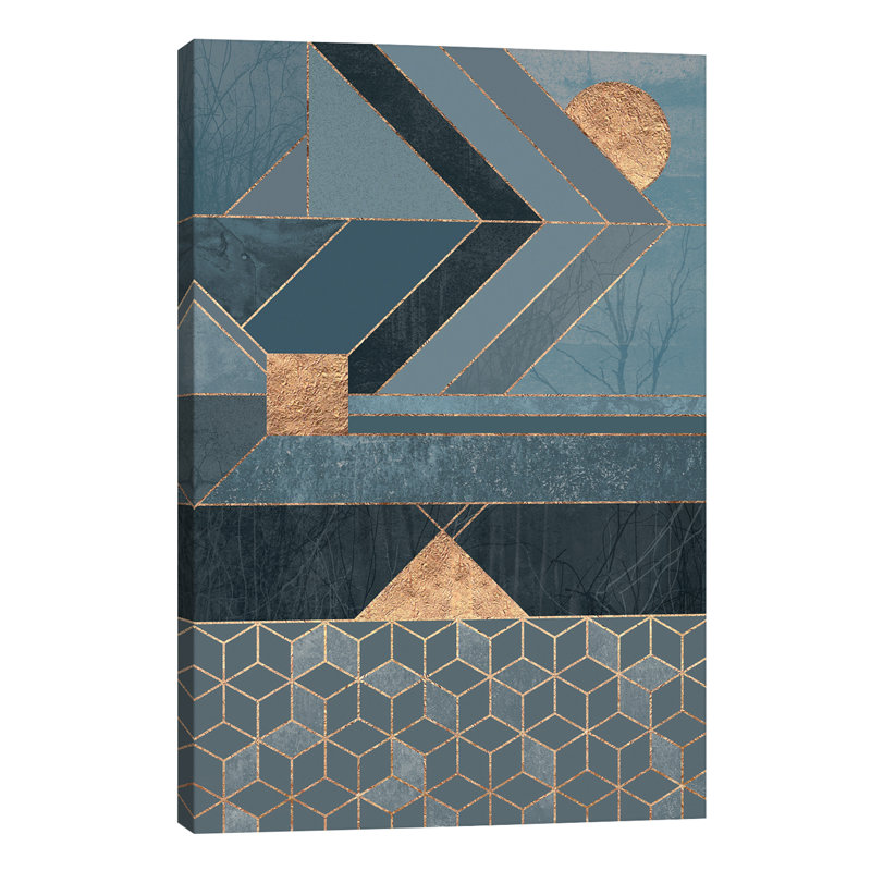 « scandinavie blue » par elisabeth fredriksson-impression sur image, H 48 po x l 32 po x P 1,5 po, Toile tendue