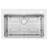Ruvati 33 x 22 inch Drop-in Topmount Workstation Kitchen Sink 16 Gauge Stainless Steel Single Bowl