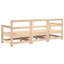 Alpen Home 3 Piece Garden Lounge Set Solid Wood Pine-478650639