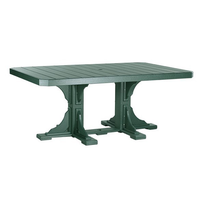 Table rectangulaire Cuesta, Vert, H 30,25 po x l 74 po x P 48 po, Vert