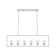 Kerrison 6 Light Linear Chandelier