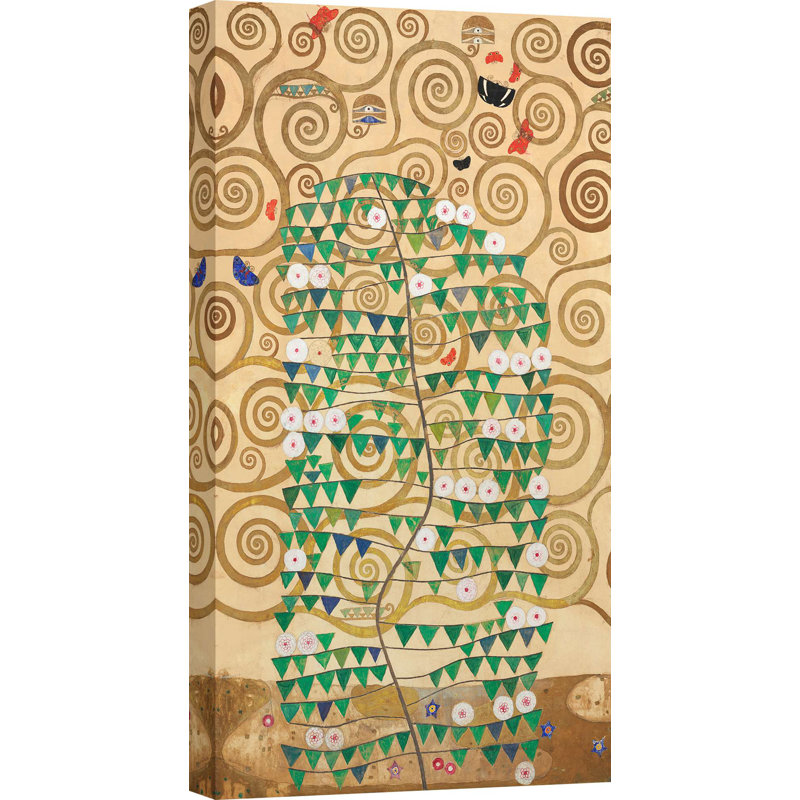 Rosebush by Gustav Klimt - Wrapped Canvas Print, 70cm H x 35cm W
