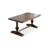 Rectangular dining table in solid oak wood-110665306