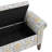 Storage - Flip Top Bench, Floral Upholstery 23.87 In. Height , Pattern, Hardwood Frame, Interior Space