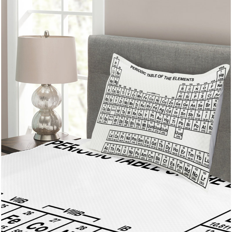 Adori Black/White Microfibre Bedspread Set, 170 x 220 cm Bedspread - 1 Sham