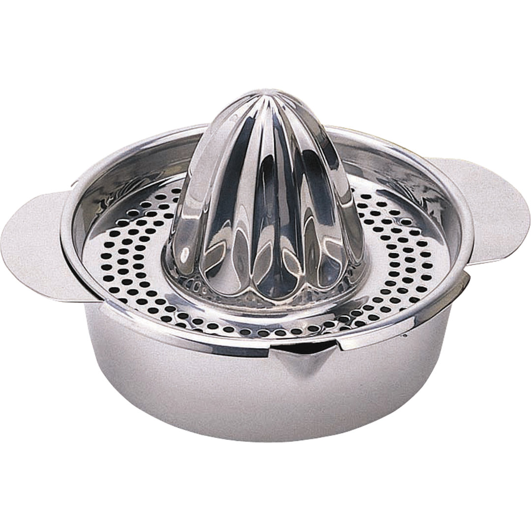 Stainless Steel Citrus Squeezer and Bowl