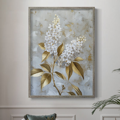 Reproduction encadrée FLORAL Series CCLXII - bois massif
