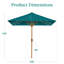 Parasol carré solaire à DEL pour terrasse-131104444