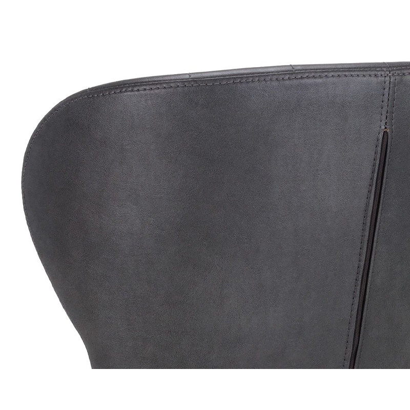 Arabella Swivel Task Chair, Dark Gray