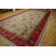 Tapis gris antique en laine Art Deco