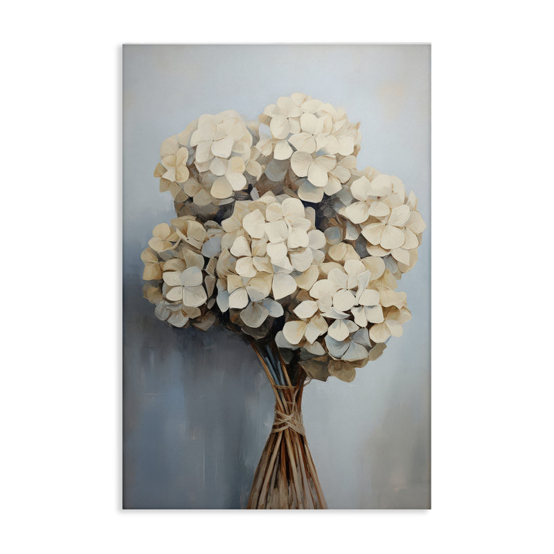 "Bundle of Hydrangea", art mural sur toile par Petals Prints Design, H 30 po x l 20 po