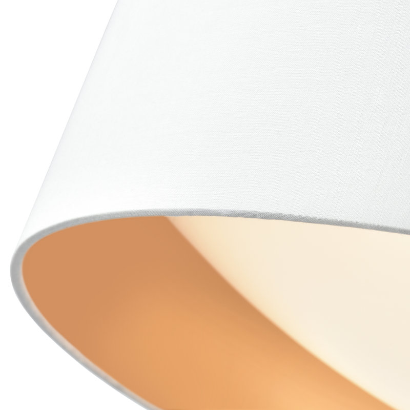 Alpena 12.5" Wide LED Flushmount Light -, White/Gold