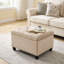 Repose-pieds rectangulaire avec rangement Dhiren-988260380