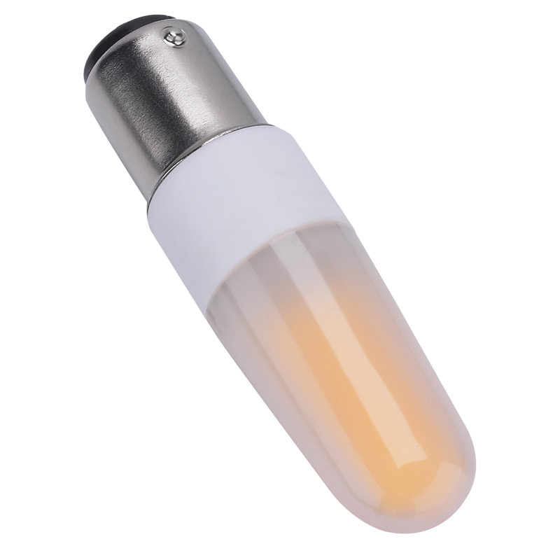 4 Watt (35 Watt Equivalent), T4 LED, Dimmable Light Bulb, BA15d/Small Bayonet Cap Base