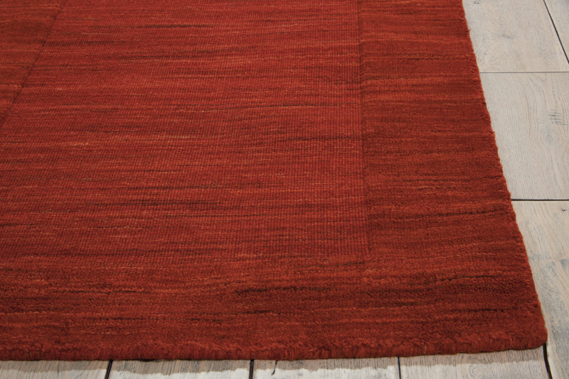 Ripple Wool Area Rug in Barn, Rectangle 5'6" x 7'5"