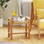 Tabouret de douche en bois de teck