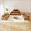 Ensemble de canapé avec canapé confortable surdimensionné, tissu de velours doux, éponge haute densité, aucun assemblage requis-746215083