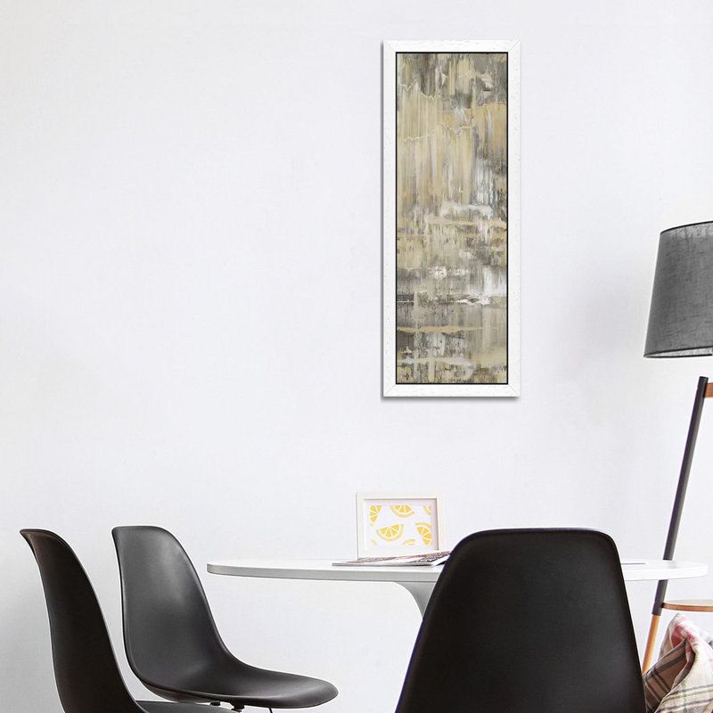 Dedicated Panel Ii by Justin Turner - Print on Canvas, 182.88 cm H x 60.96 cm W, White Framed