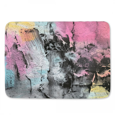 Tapis de salle de bain abstrait