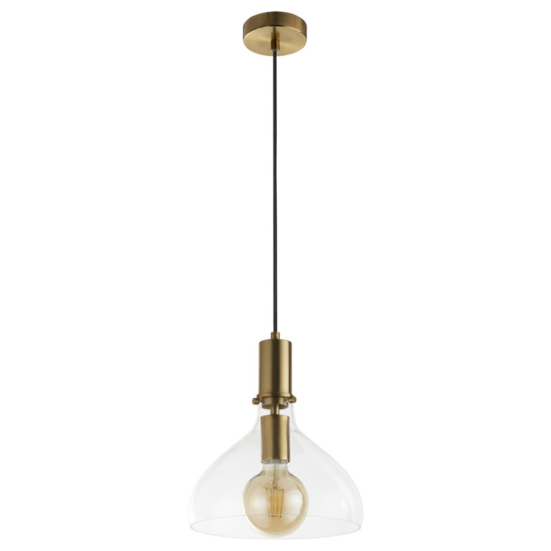 Caton 1 - Light Brass Simple Pendant