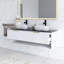 Meuble-lavabo mural 60 po en contreplaqué avec lavabo