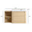 Ensemble de meuble-lavabo mural moderne 40 "et tablettes de rangement Modern