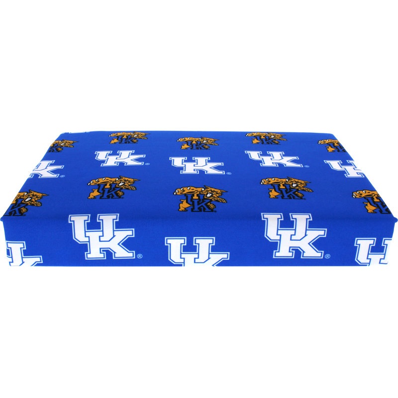 NCAA Sheet Set, Twin XL Sheet Set + Fitted Sheet + Pillowcase, Kentucky