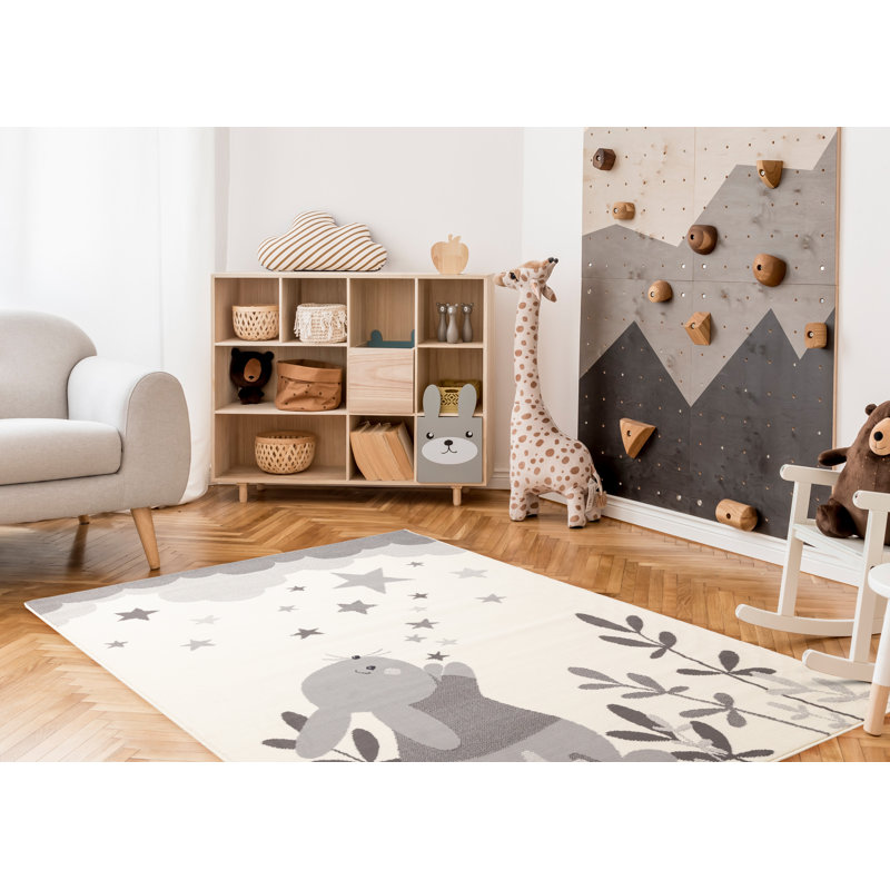 Tapis pour enfant Faira, Rectangle 3 pi 11 po x 5 pi 7 po