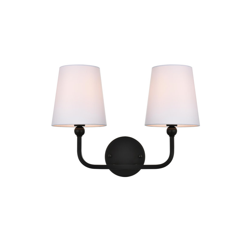 Empire Dimmable Vanity Light, Gold, 12" H x 16" W x 16" D, 2 Lights