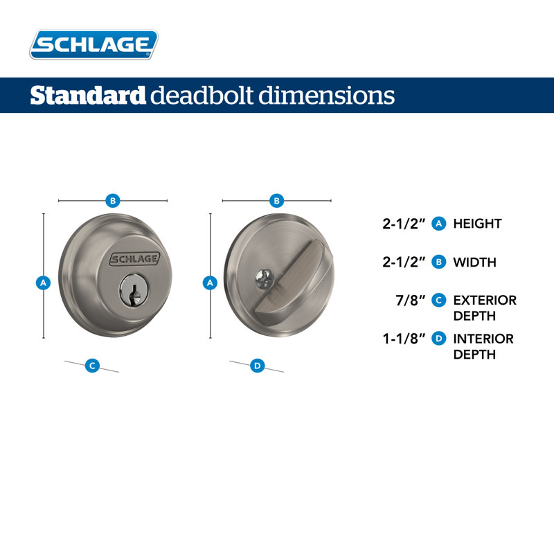 Single Cylinder Deadbolt, Matte Black, Yes