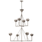 Julie Neill Alberto Medium Two Tier Chandelier