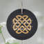 Bonyu Celtic Knot Never to Part Circle Slate Marker Memorial Plaque