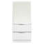 Ensemble de lit luxueux 5 pièces à finition blanche perle luxueuse-582838349
