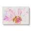 Pink Daisy Flower Watercolour - Wrapped Canvas-56658300