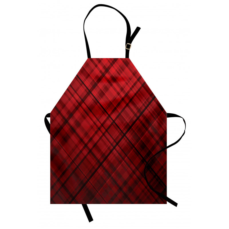 Plaid Bib Apron