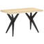 Cabrillo Solid Wood Top Metal Base Dining Table