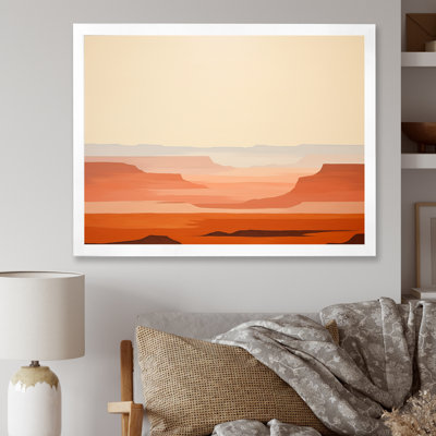 «Brown Minimalisme Canyon Calm I»
