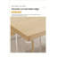 Ensemble de salle à manger 5 pièces pour cuisine moderne, table rectangulaire extensible 70 "à 82" et 4 chaises