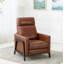 Fauteuil inclinable en cuir Bosse-2075186889