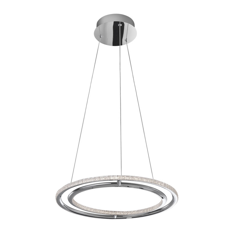 2 - Light Chrome LED Pendant