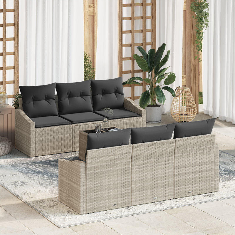 178cm Wide Patio Sofa with Cushions