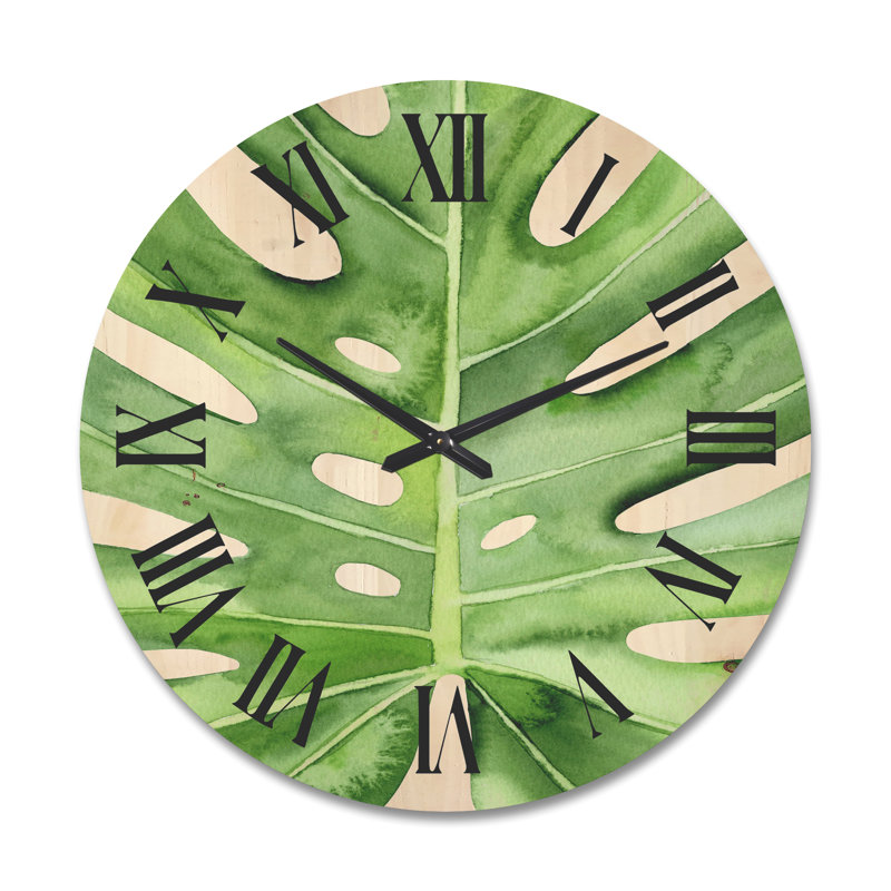 Horloge murale Monstera, Grand