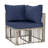 7 Piece Patio Conversation Set with Coffee Table and Cushions, Callye-308145408-308145421