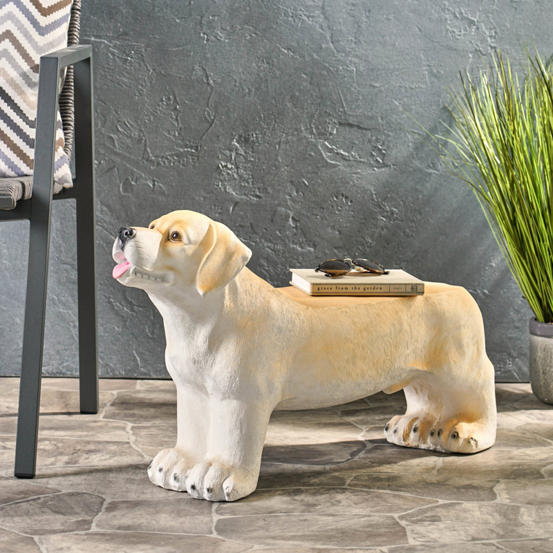 Banc de fascination pour chien brun - sans assemblage, convient parfaitement aux espaces extérieurs