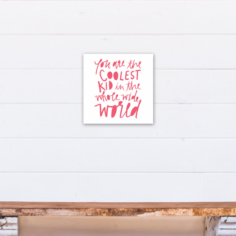 Coolest Kid Art, 12" H x 12" W, Wrapped Canvas