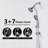 Rain Fixed Shower Head 1.8 GPM GPM-64574958