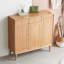 Rangement pour chaussures en bois massif Burlywood