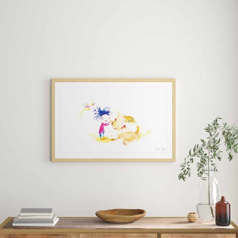 Maya Gur - Single Picture Frame Painting, 61cm H x 91cm W x 3.81cm D